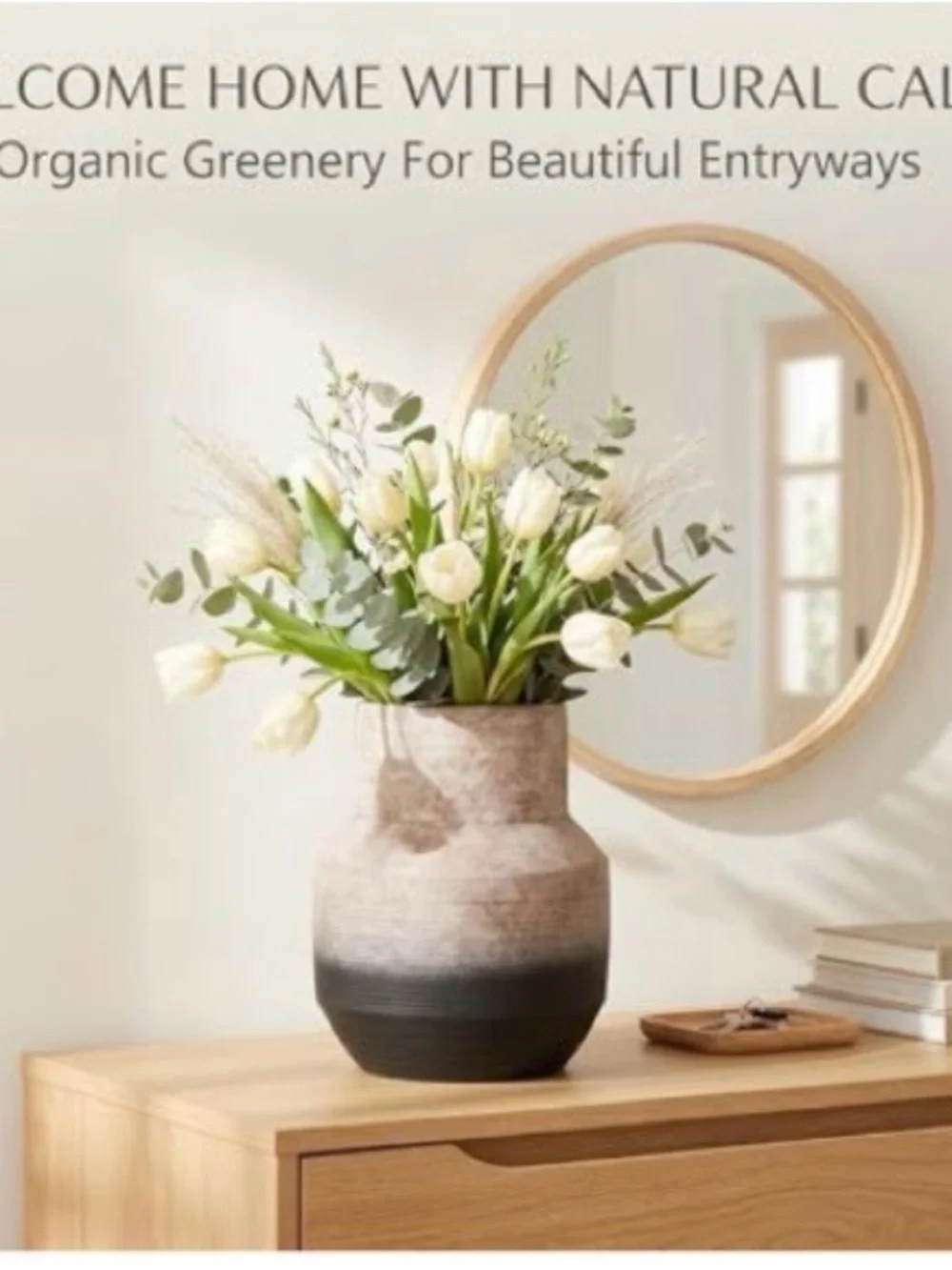 Rustic Ceramic Flower Vase